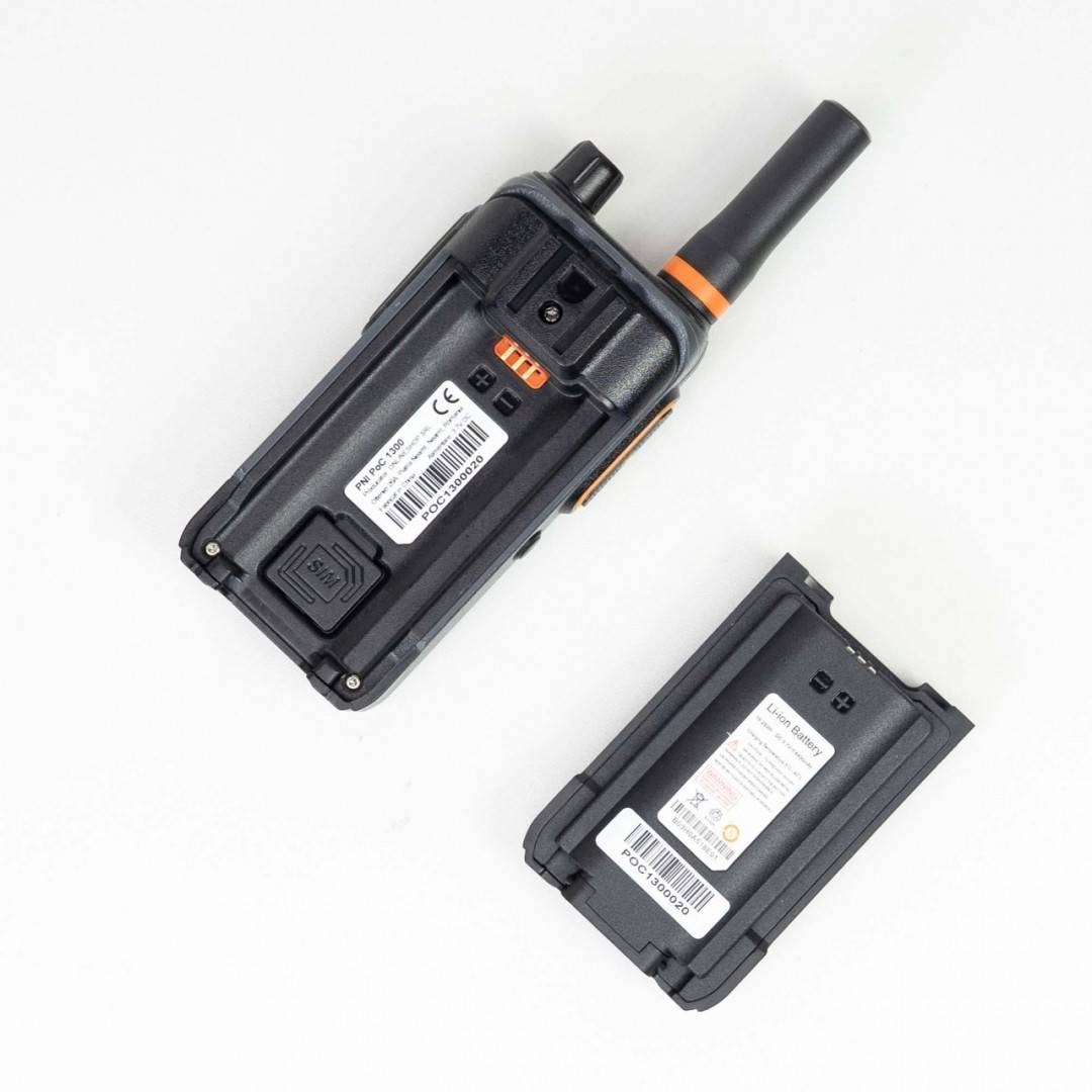 Statie radio portabila PNI PoC 1300 GSM 4G LTE, Linux OS, ecran color 1.77 inch, acumulator Li-Ion 4400 mAh