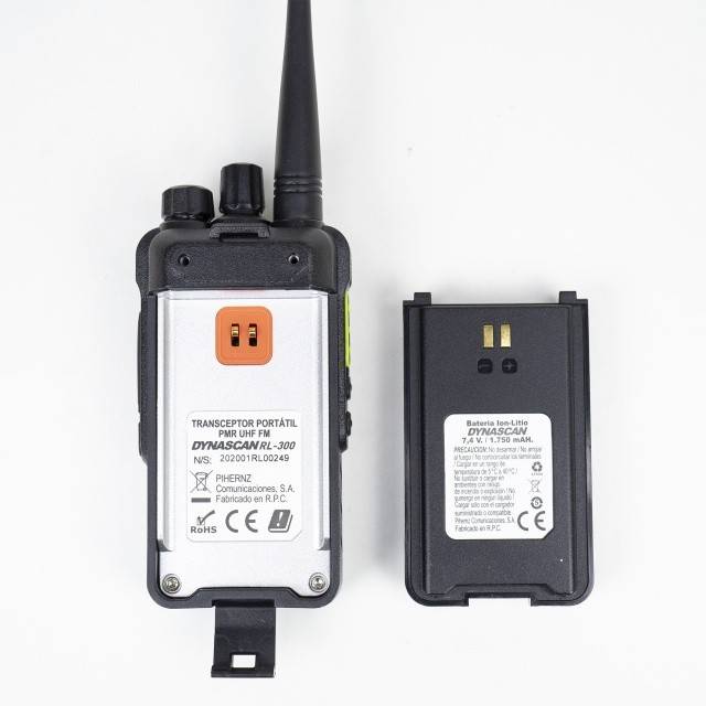 Statie radio portabila UHF PNI Dynascan RL-300, 400-470 MHz, IP55, Scrambler, TOT, VOX,CTCSS-DCS
