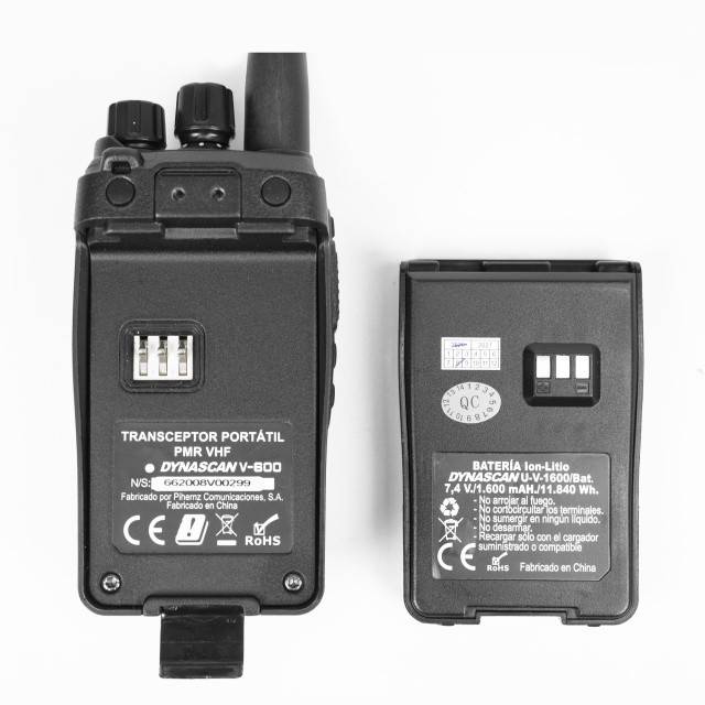 Statie radio portabila VHF PNI Dynascan V-600, 136-174 MHz, IP67, Scan, Scrambler, VOX