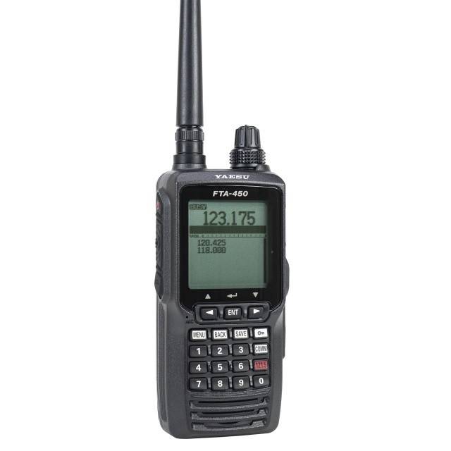 Statie radio portabila VHF Yaesu FTA450L pentru aviatie 118.000–136.975 MHz, 2200 mAh