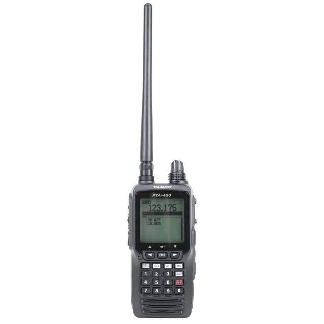 Statie radio portabila VHF Yaesu FTA450L pentru aviatie 118.000–136.975 MHz, 2200 mAh