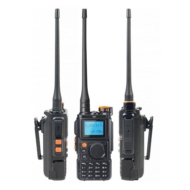 Statie radio portabila VHF/UHF PNI P16UV, 999 canale, dual band TX si 6 benzi RX, transmisie VOX, Scan, Radio FM, canale meteo, Li-Ion 2600 mAh