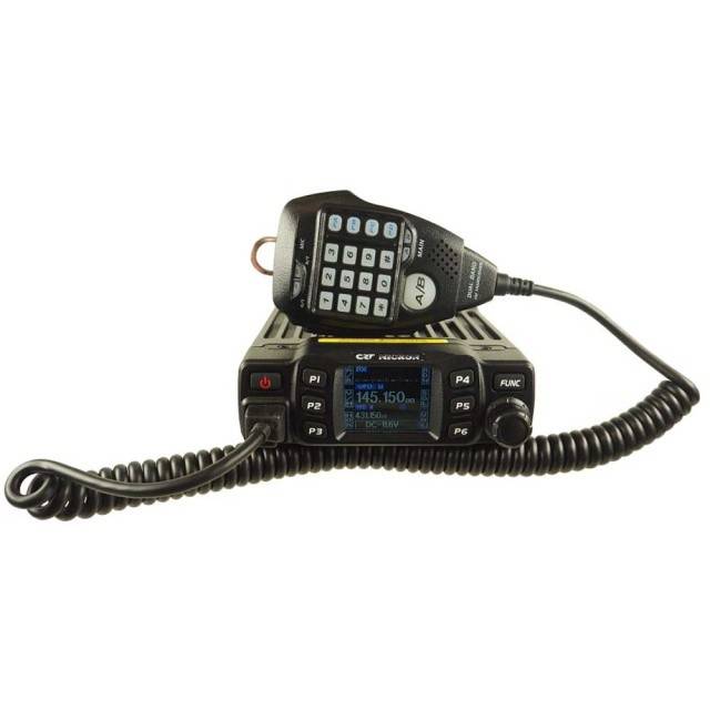 Statie radio VHF/UHF CRT MICRON UV dual band 144-146Mhz - 430-440Mhz, 13.8 Vdc, DTMF, Dual Watch, T.O.T, Scan, Talk Around