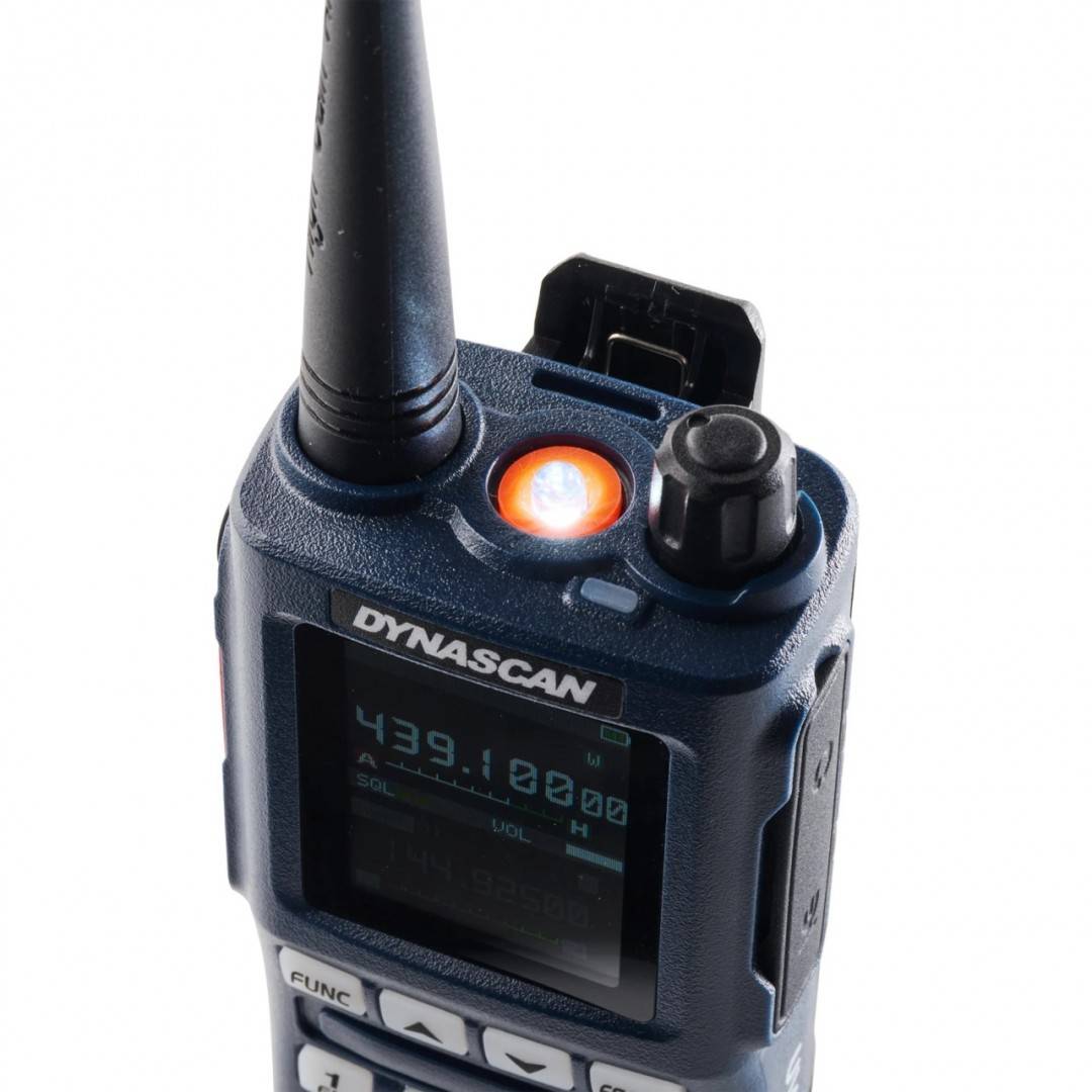 Statie radio VHF/UHF Dynascan UV-101 dual band, 640 canale, VOX, Scan, Radio FM, Li-Ion 1800 mAh