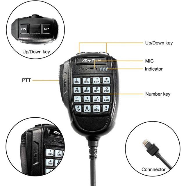 Statie radio VHF/UHF PNI Anytone AT-779UV dual band 144-146MHz/430-440Mhz