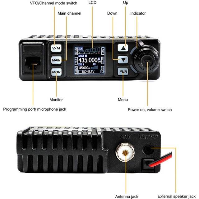 Statie radio VHF/UHF PNI Anytone AT-779UV dual band 144-146MHz/430-440Mhz