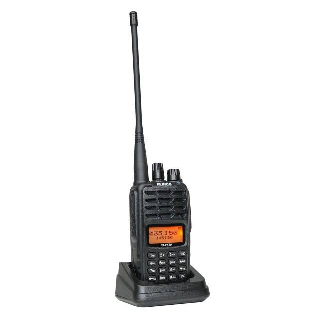 Statie radio VHF/UHF portabila PNI Alinco DJ-VX-50-HE, Dualband, display multicolor, VOX, DTMF, CTCSS-DCS, Radio FM, IP67