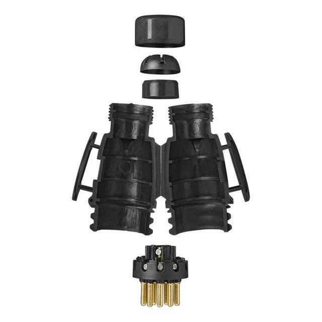 Stecher 13 pini pentru montaj pe cablu ABS 12V