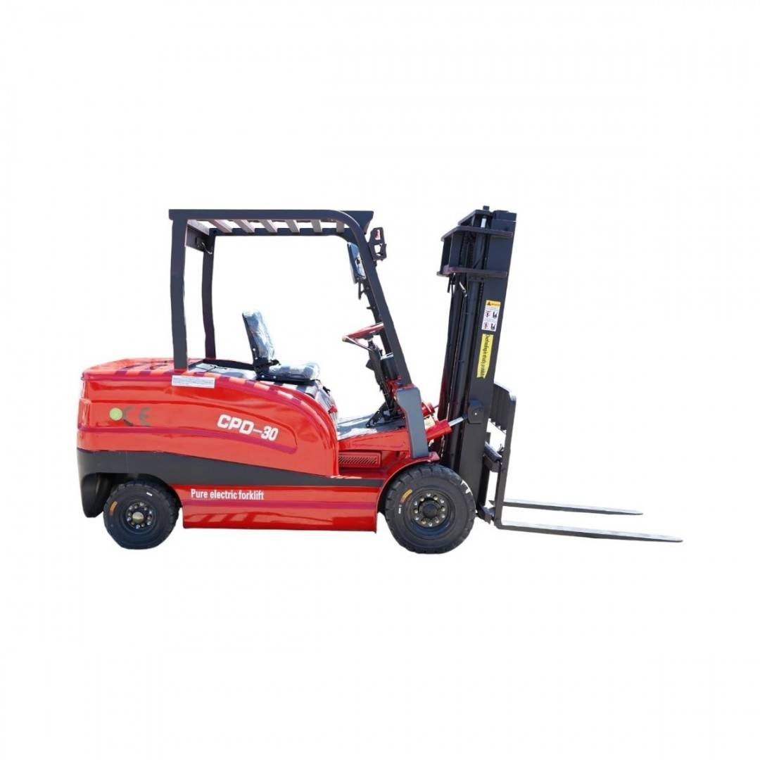 Stivuitor electric 3T duplex 3m cu translatie laterala, baterie Li-ion 60V/100Ah, pornire cu amprenta