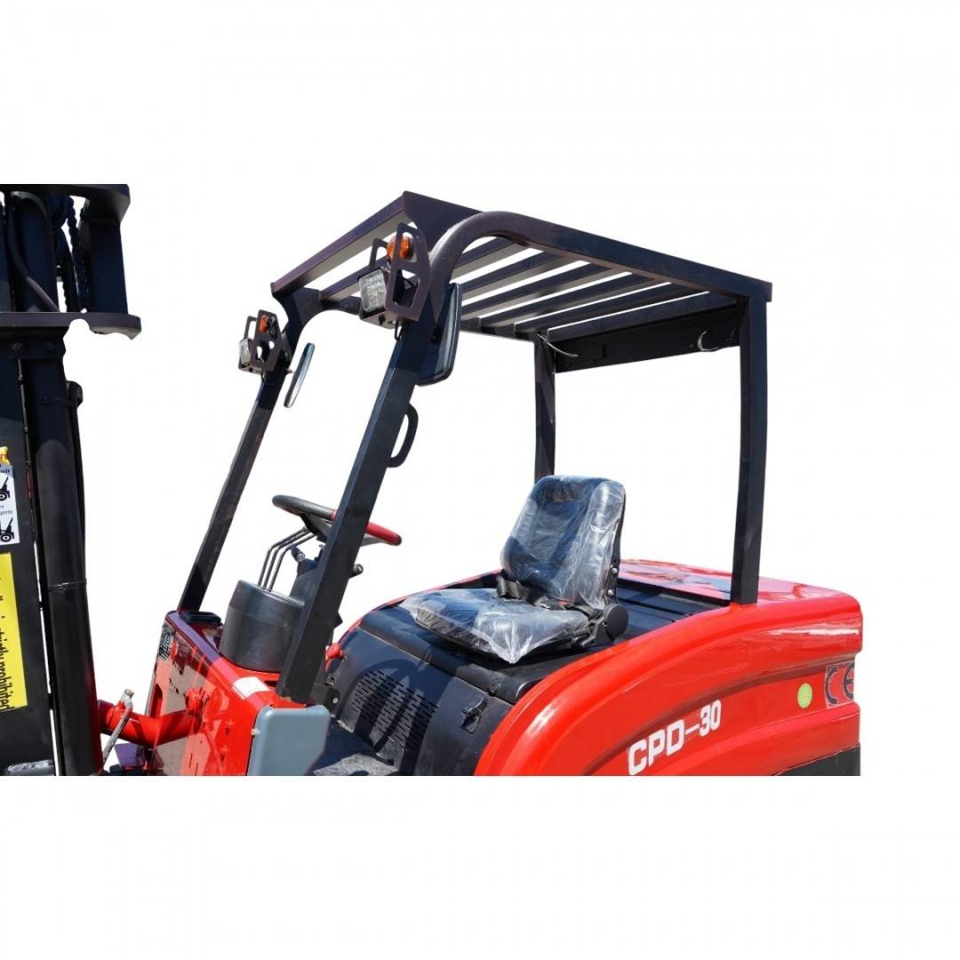 Stivuitor electric 3T duplex 3m cu translatie laterala, baterie Li-ion 60V/100Ah, pornire cu amprenta