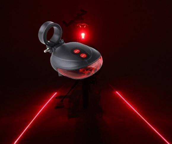 Stop bicicleta cu proiectie laser