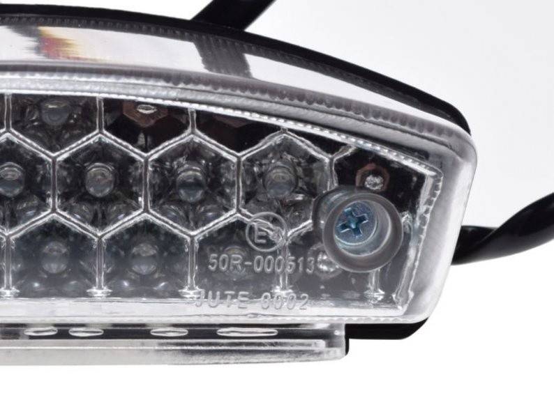 Stop spate universal led sticla alba