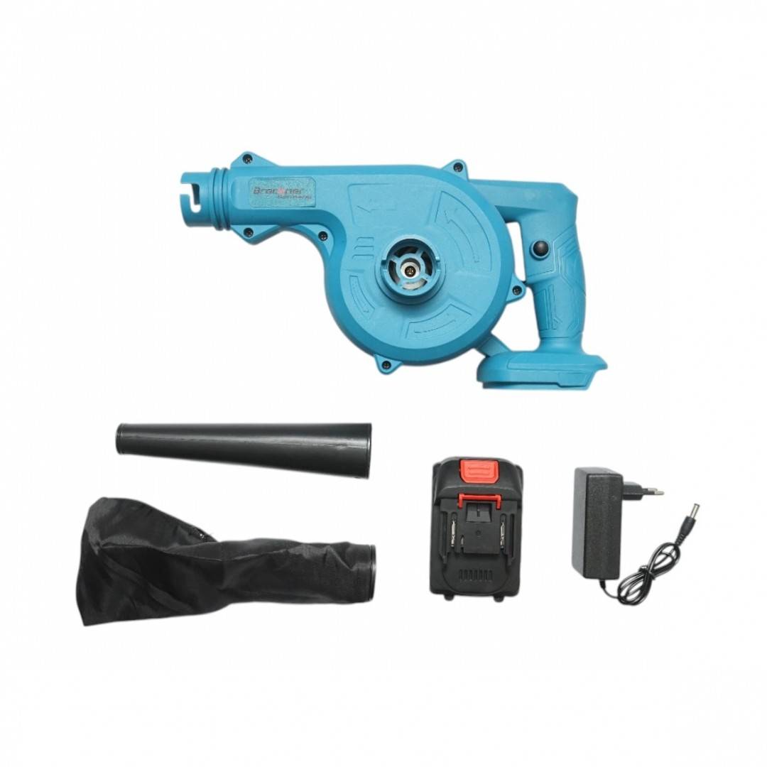 Suflanta aer de gradina 400W, baterie litiu 21V/1500mAh, debit 3.8m3/min Breckner Germany