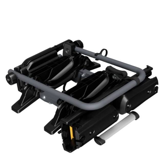 Suport 2 biciclete Peruzzo Pure Instinct 708W compatibil cu biciclete electrice cu prindere pe carligul de remorcare, Anthracite Grey