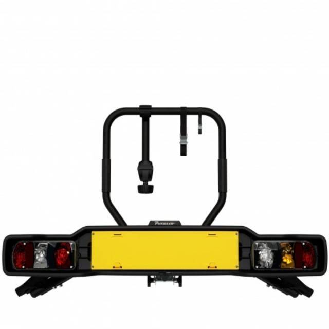 Suport 2 biciclete Peruzzo Siena 669N cu prindere pe carligul de remorcare, Negru