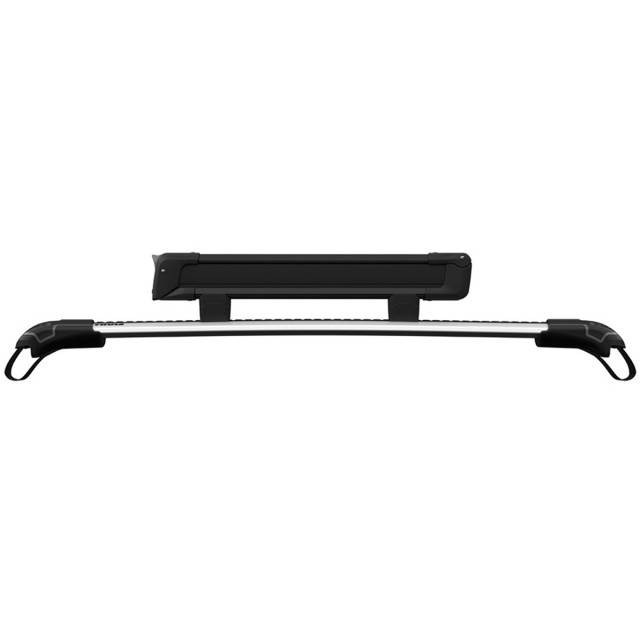 Suport 4 perechi schiuri Thule SnowPack 7324 negru cu prindere pe bare transversale aluminiu cu profil T