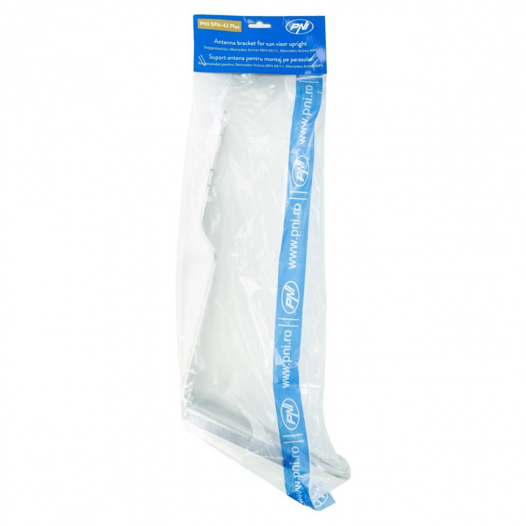 Suport antena PNI SPA-42 Plus pentru montaj pe parasolar, pe partea soferului, recomandat pentru Mercedes Actros MP4, Mercedes Actros MP5
