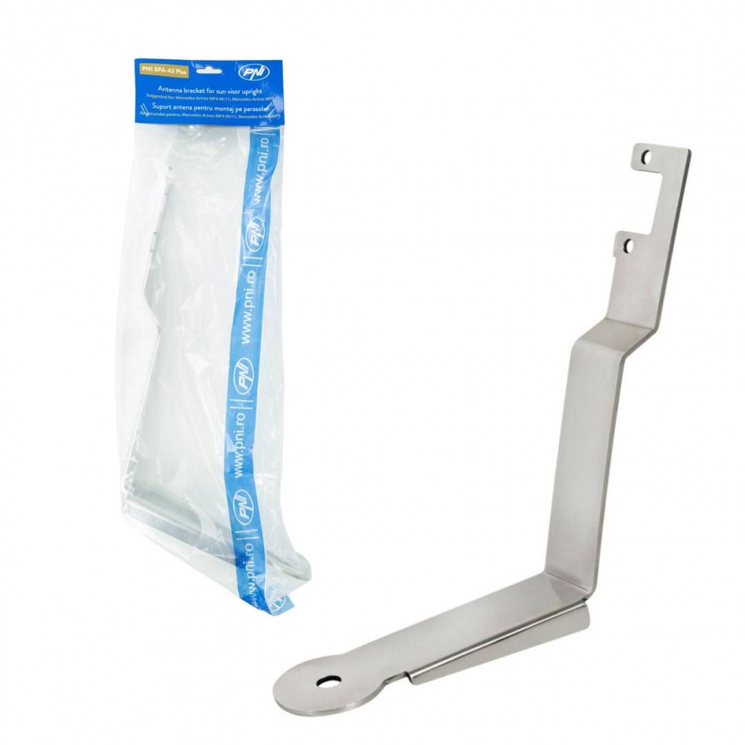 Suport antena PNI SPA-42 Plus pentru montaj pe parasolar, pe partea soferului, recomandat pentru Mercedes Actros MP4, Mercedes Actros MP5