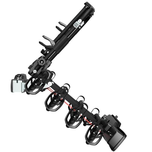 Suport biciclete Peruzzo Parma 4 biciclete 706/4N negru cu prindere pe carligul de remorcare