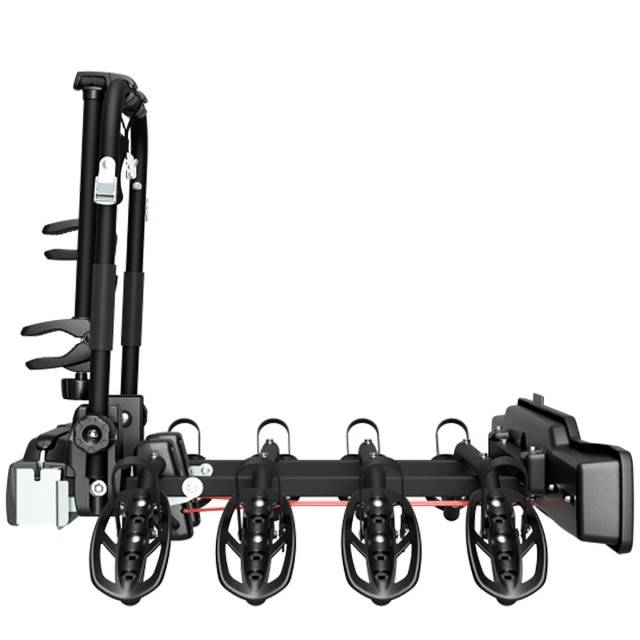 Suport biciclete Peruzzo Parma 4 biciclete 706/4N negru cu prindere pe carligul de remorcare