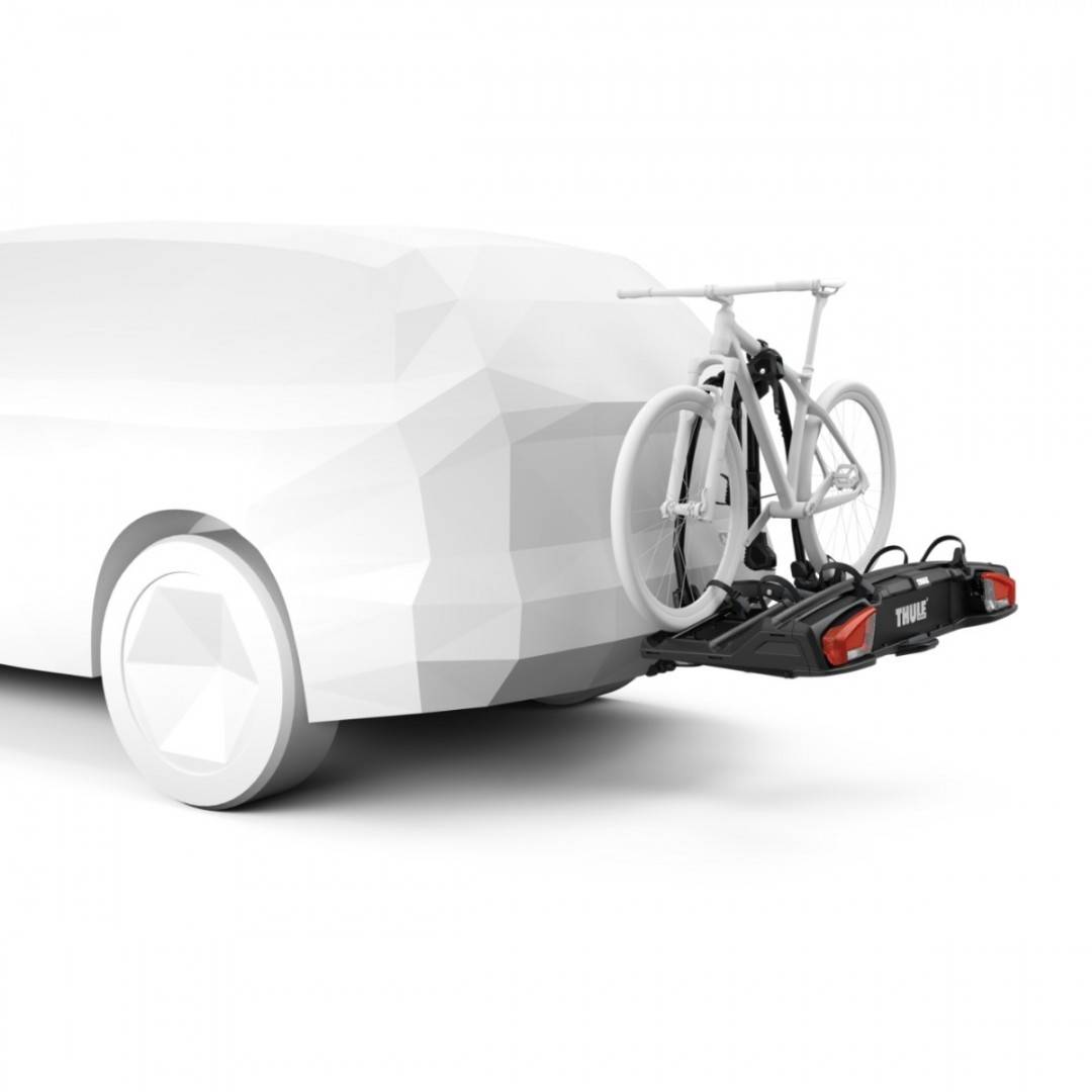 Suport biciclete Thule VeloSpace 3 cu prindere pe carligul de remorcare - pentru 3 biciclete