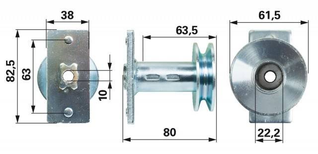 Suport cutit masina tuns iarba MTD 46SPBE (22.2mm)