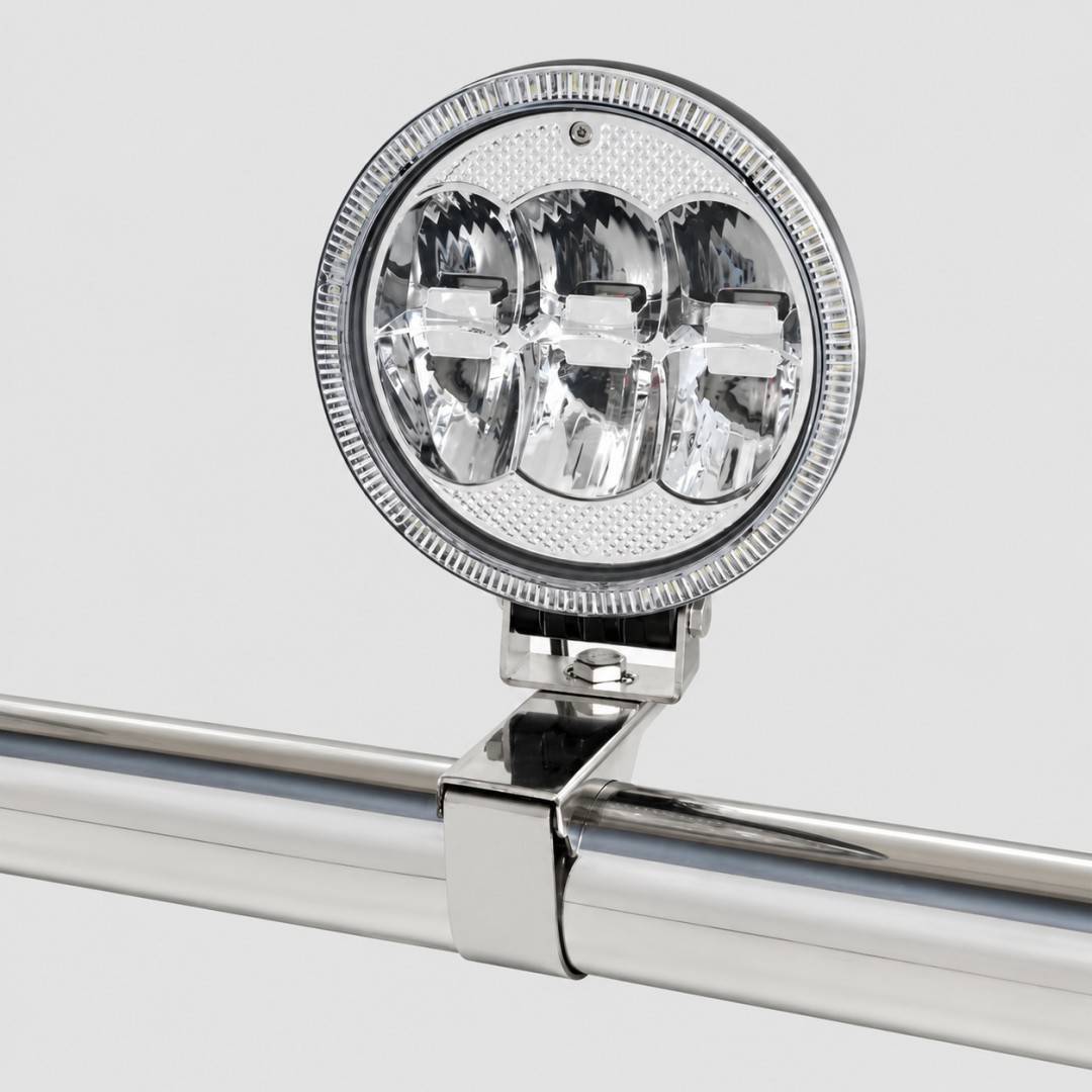 Suport inox pentru prindere pe bullbar fi 6cm