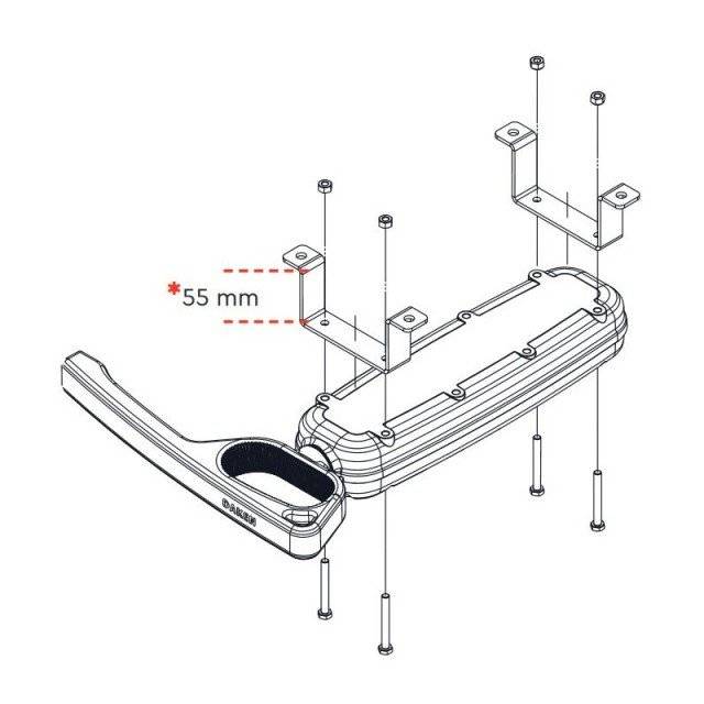 Suport orizontal opritor usa Daken