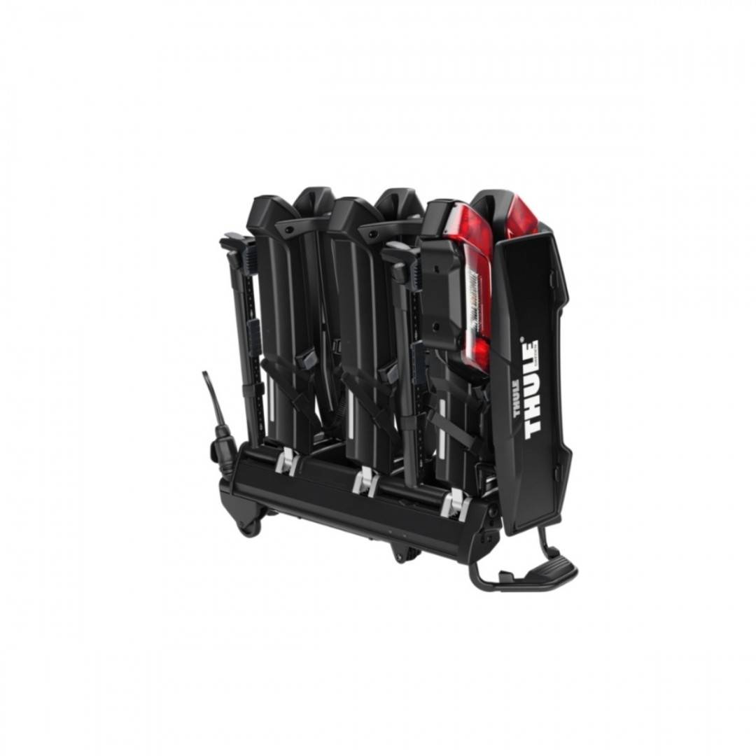 Suport pentru 3 biciclete cu senzori de parcare, Thule Epos ParkSecure 9803100 cu prindere pe carligul de remorcare (13 pini)