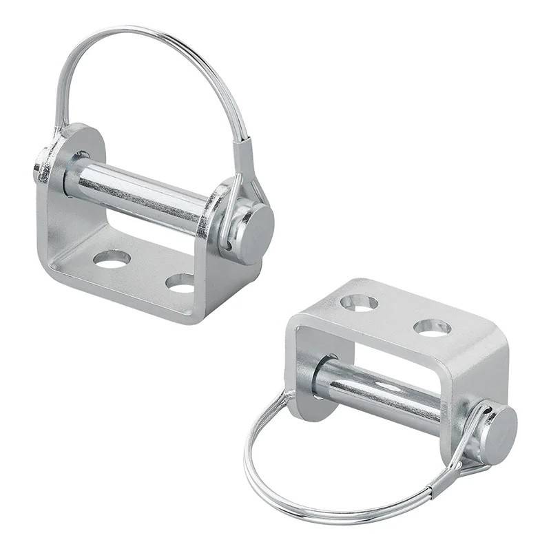 Suport pentru balama 71 mm / Ø12 mm cu știft de blocare și clemă de fixare