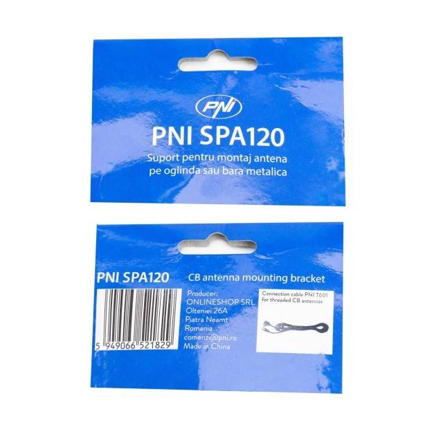 Suport PNI SPA120 pentru montaj antena pe oglinda sau bara metalica