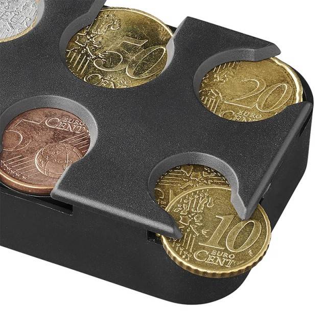 Suport si dozator de monede euro