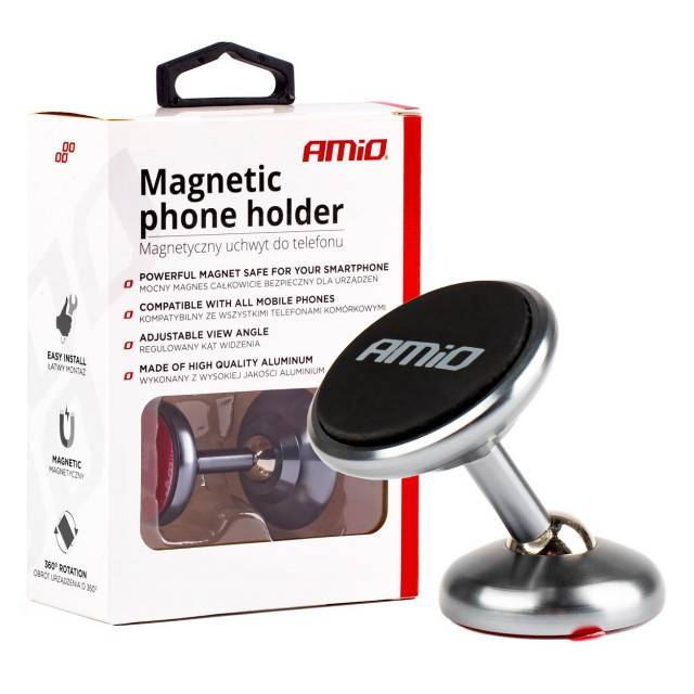 Suport telefon fixare cu adeziv pe bord, magnetic