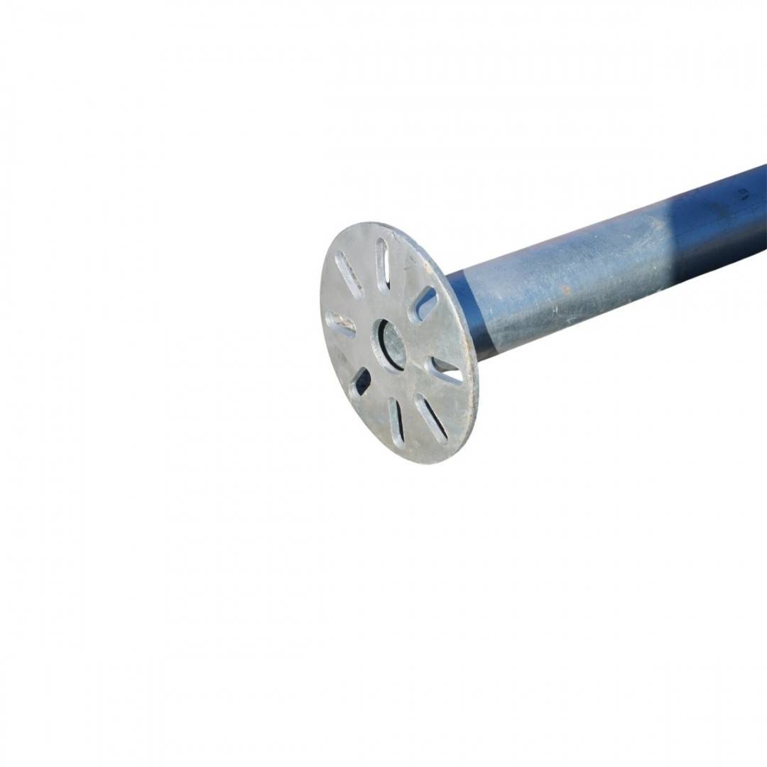 Surub fundatie elicoidal 76x1800mm montaj la sol structuri panouri solare fotovoltaice