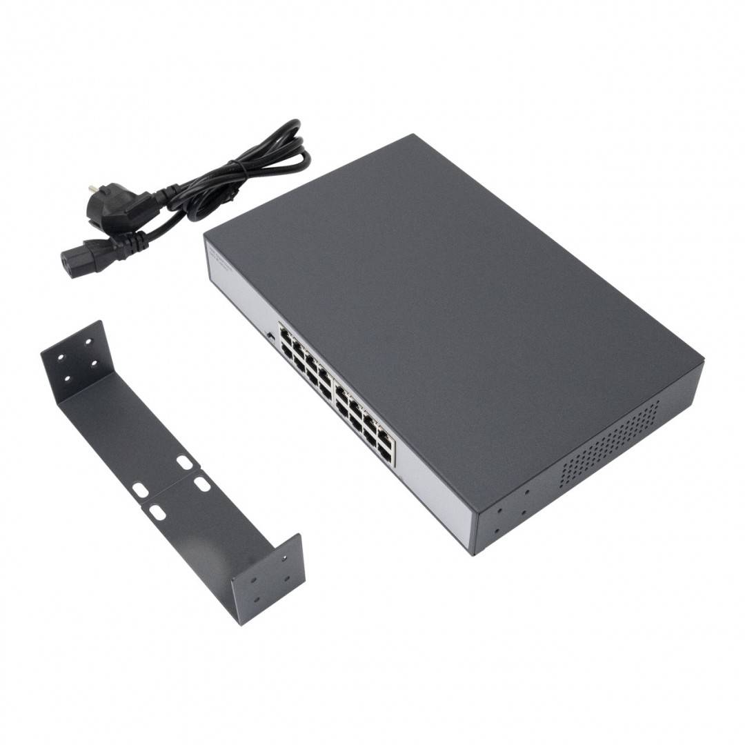 Switch PNI SW116, 16 x 10/100/1000 Mbps, Gigabit, carcasa metalica