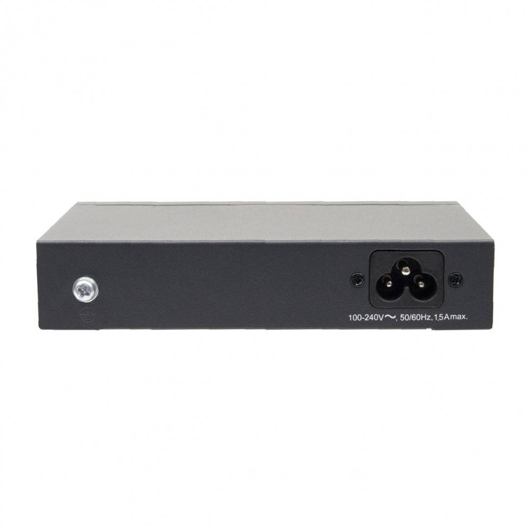 Switch PNI SWPOE242, POE, 6 x 10/100 Mbps, din care 4 porturi PoE, carcasa metalica