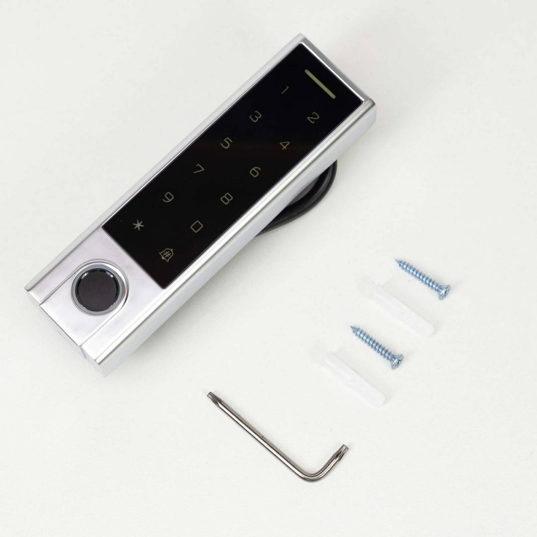 Tastatura control acces PNI DK350 cu Wi-Fi, card acces, amprenta, PIN, touch, IP66, aplicatie Tuya