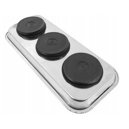 Tava magnetica dreptunghiulara pentru atelier din metal 360X160mm VERKE