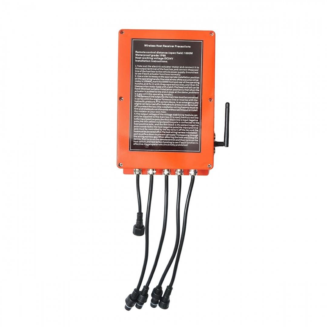 Telecomanda industriala wireless cu 4 comenzi DC 24V, IP65, 1000m Breckner Germany