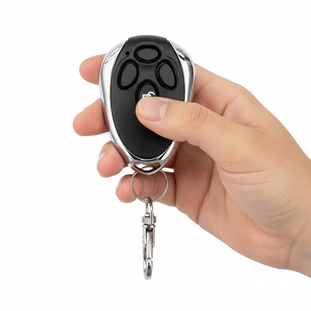 Telecomanda suplimentara PNI RC1200 433 MHz, pentru kit automatizare usi de garaj PNI AGD1200, baterie 27A inclusa