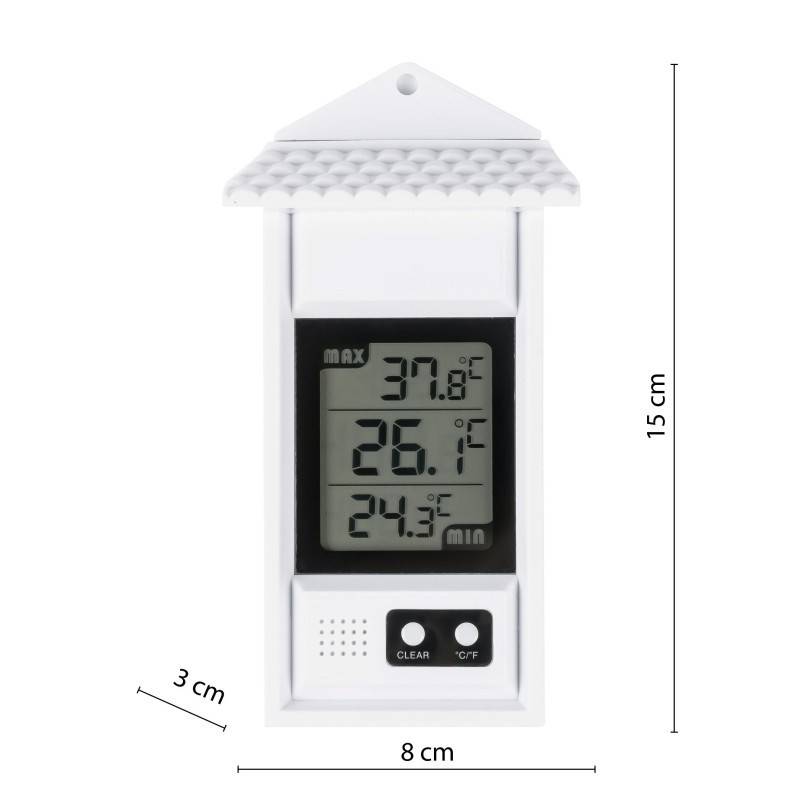 Termometru digital pentru interior/exterior