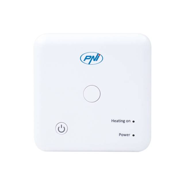 Termostat inteligent PNI CT36 fara fir, cu WiFi, control prin Internet, pentru centrale termice, APP TuyaSmart