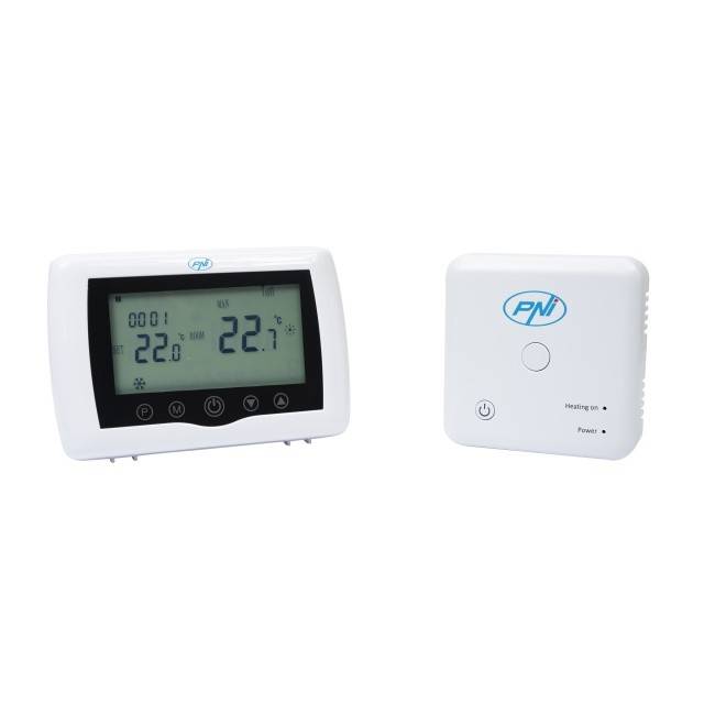 Termostat inteligent PNI CT36 PRO fara fir, WiFi 2.4GHz, control prin Internet APP TuyaSmart, regim iarna-vara, pentru centrale termice