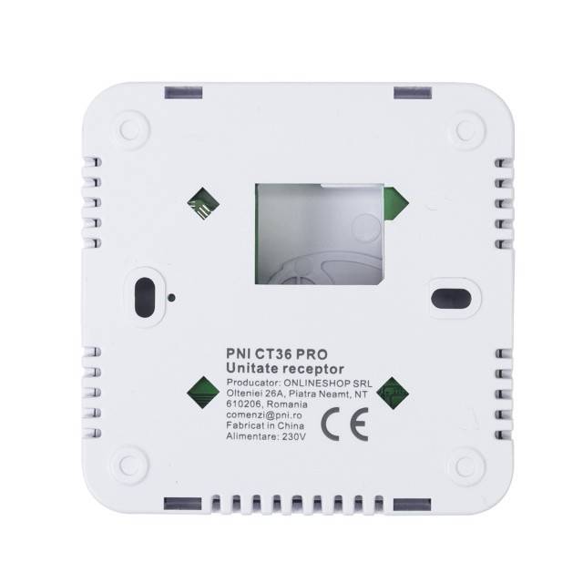 Termostat inteligent PNI CT36 PRO fara fir, WiFi 2.4GHz, control prin Internet APP TuyaSmart, regim iarna-vara, pentru centrale termice