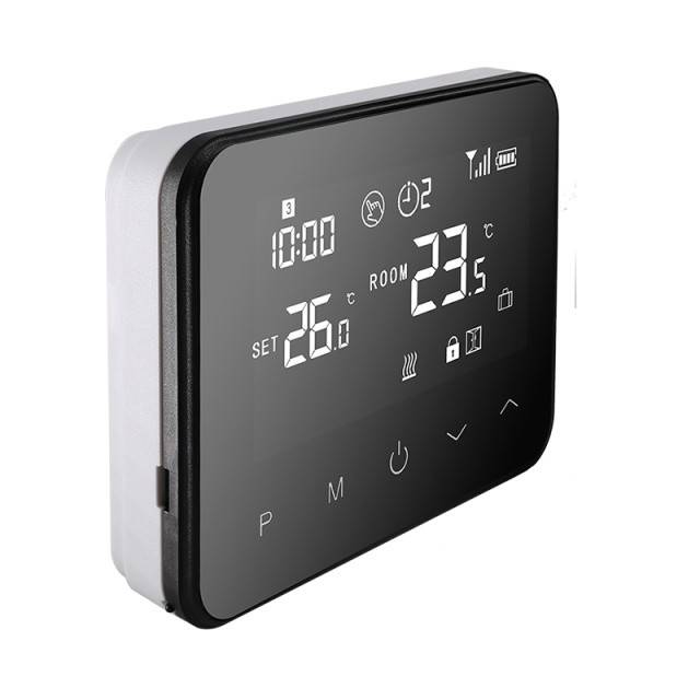 Termostat inteligent PNI CT40 PRO fara fir, cu WiFi, control prin Internet, pentru centrale termice, APP TuyaSmart