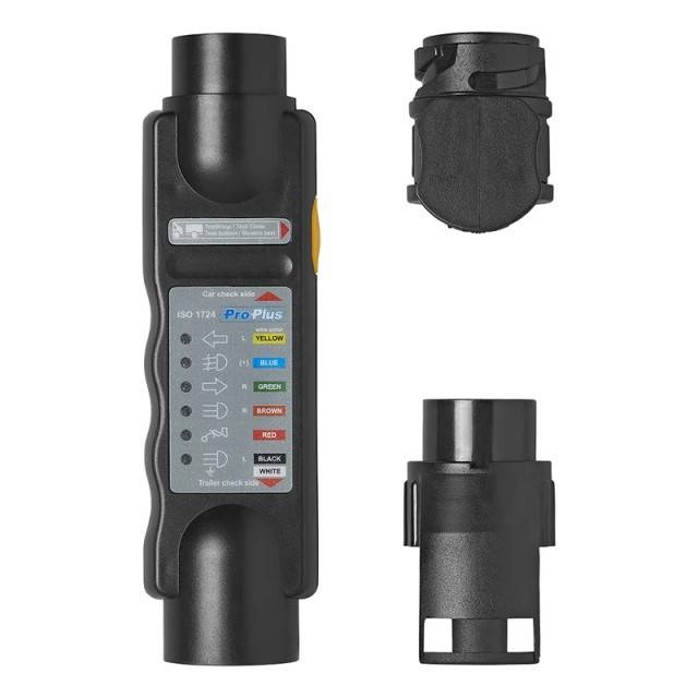 Tester de prize de remorca 7 Pini 12V cu 2 adaptoare