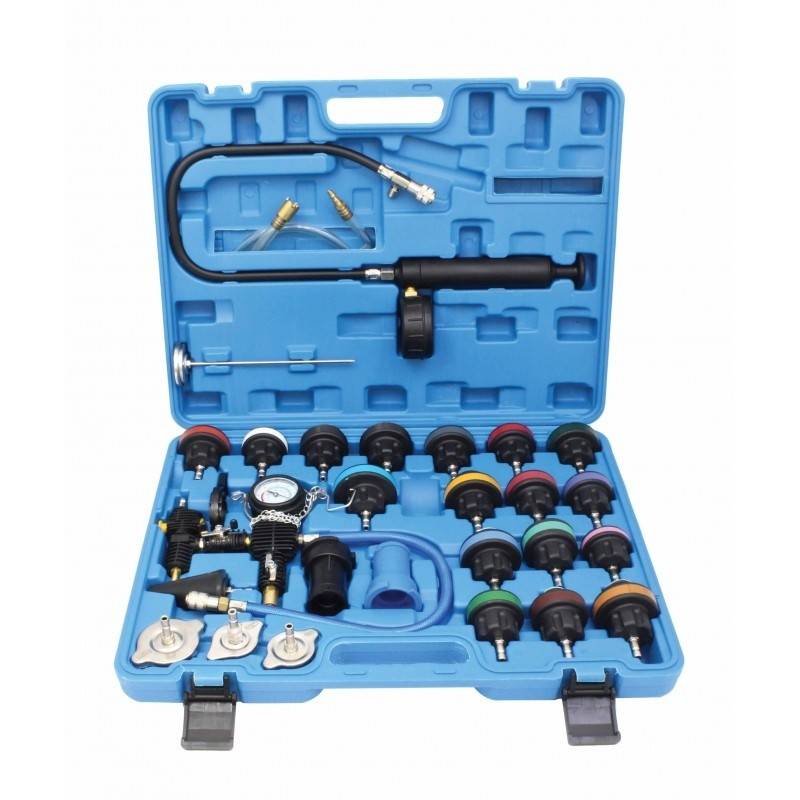 Tester presiune radiator si kit vacuum pentru sistemul de racire