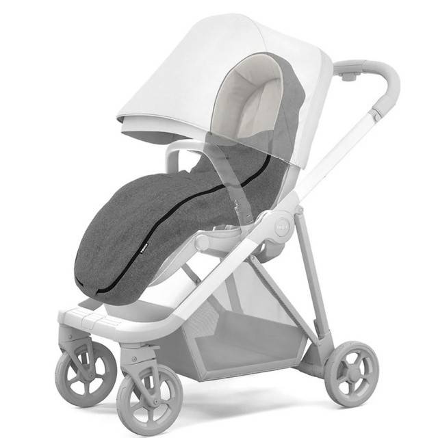Thule Footmuff - Sac de dormit pentru copil, culoare Grey Melanj