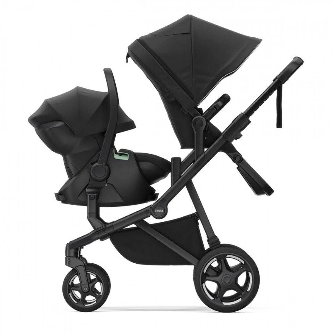 Thule Sibling Seat - Scaun al doilea copil pentru Carucior Thule Sleek 2, Black