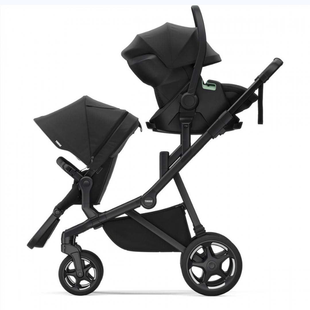 Thule Sibling Seat - Scaun al doilea copil pentru Carucior Thule Sleek 2, Tinted Taupe
